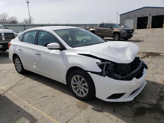 3N1AB7APXJY272455 - 2018 NISSAN SENTRA S WHITE photo 4