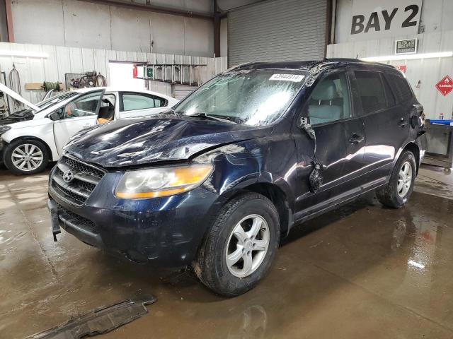 5NMSG13DX8H145650 - 2008 HYUNDAI SANTA FE GLS BLUE photo 1