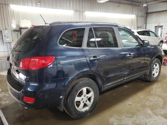 5NMSG13DX8H145650 - 2008 HYUNDAI SANTA FE GLS BLUE photo 3