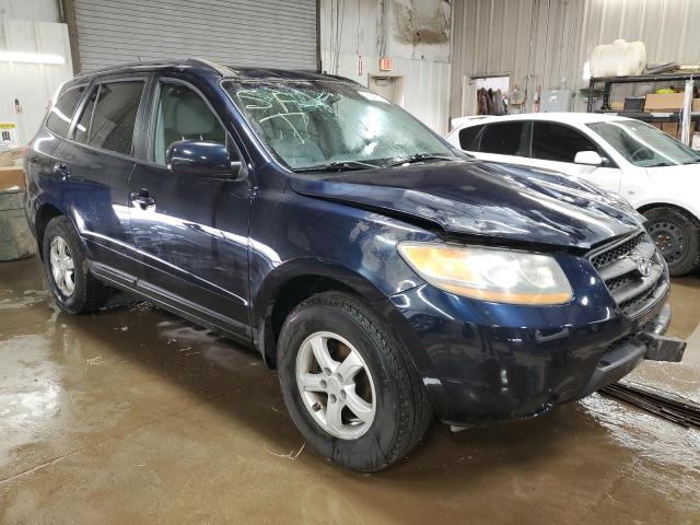 5NMSG13DX8H145650 - 2008 HYUNDAI SANTA FE GLS BLUE photo 4