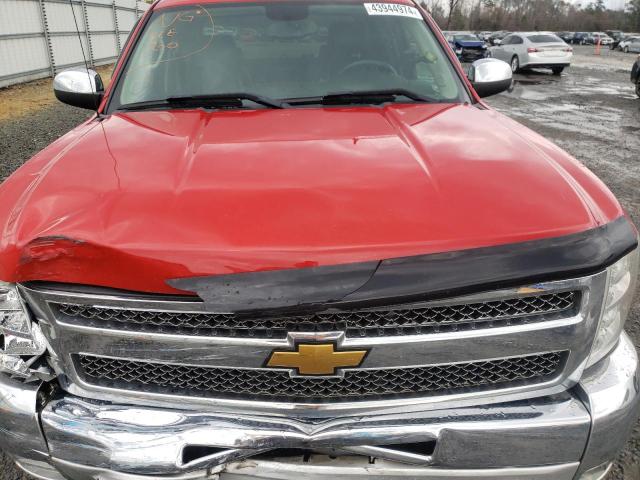 3GCPCSE00CG133447 - 2012 CHEVROLET SILVERADO C1500 LT RED photo 11