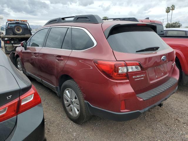 4S4BSACC5F3320089 - 2015 SUBARU OUTBACK 2.5I PREMIUM RED photo 2