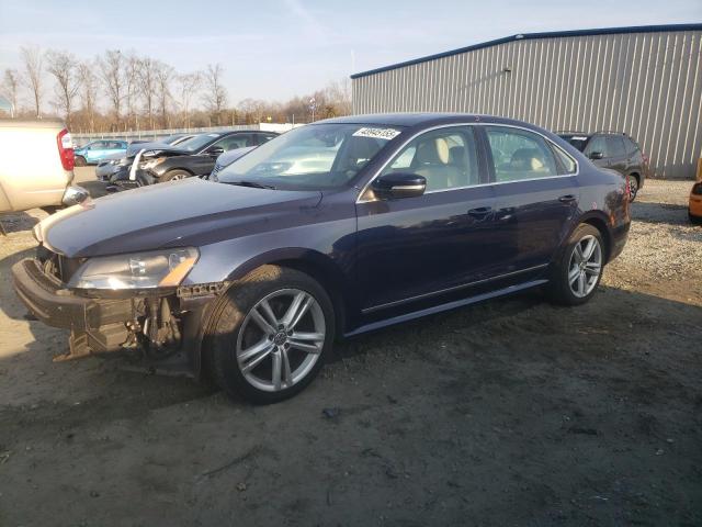 1VWBT7A35FC022453 - 2015 VOLKSWAGEN PASSAT SE BLUE photo 1