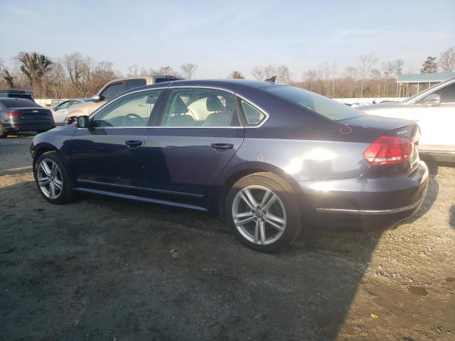 1VWBT7A35FC022453 - 2015 VOLKSWAGEN PASSAT SE BLUE photo 2