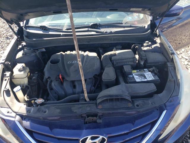 5NPEB4AC1BH263085 - 2011 HYUNDAI SONATA GLS BLUE photo 11