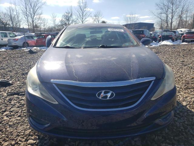 5NPEB4AC1BH263085 - 2011 HYUNDAI SONATA GLS BLUE photo 5