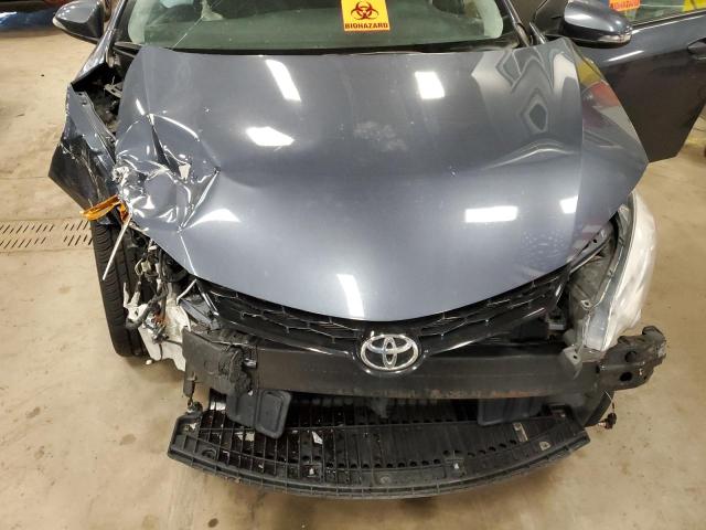 5YFBURHE2FP231403 - 2015 TOYOTA COROLLA L GRAY photo 11