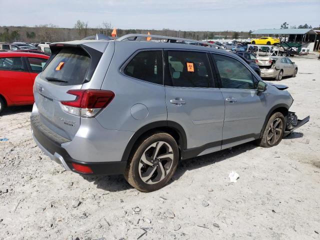 JF2SKARC3NH421419 - 2022 SUBARU FORESTER TOURING 银色 照片 3