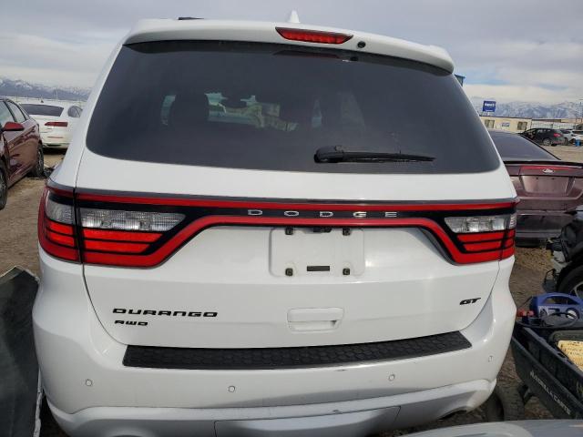 1C4RDJDG5HC619390 - 2017 DODGE DURANGO GT WHITE photo 6