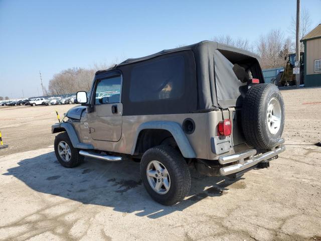 1J4FA49S44P727359 - 2004 JEEP WRANGLER SPORT BEIGE photo 2