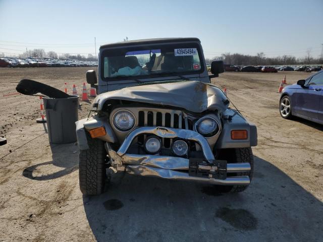 1J4FA49S44P727359 - 2004 JEEP WRANGLER SPORT BEIGE photo 5