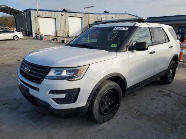 1FM5K8AR7GGD06363 - 2016 FORD EXPLORER POLICE INTERCEPTOR WHITE photo 1