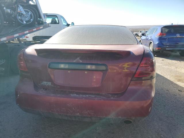 2G2WP552X61122878 - 2006 PONTIAC GRAND PRIX BURGUNDY photo 6