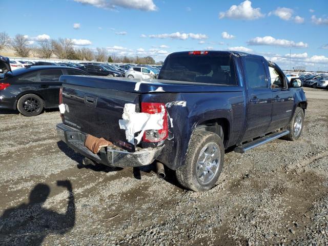 3GTRKWE33AG188081 - 2010 GMC SIERRA K1500 SLT BLUE photo 3