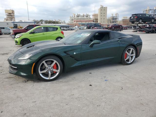 1G1YA2D78E5103009 - 2014 CHEVROLET CORVETTE STINGRAY 1LT GREEN photo 1