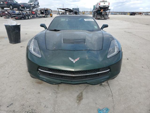 1G1YA2D78E5103009 - 2014 CHEVROLET CORVETTE STINGRAY 1LT GREEN photo 5