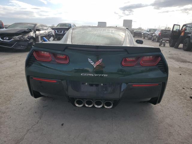 1G1YA2D78E5103009 - 2014 CHEVROLET CORVETTE STINGRAY 1LT GREEN photo 6
