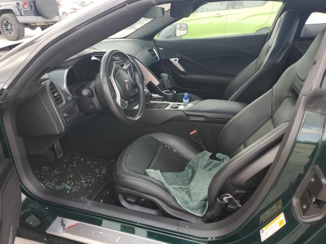 1G1YA2D78E5103009 - 2014 CHEVROLET CORVETTE STINGRAY 1LT GREEN photo 7