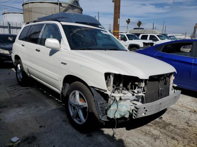 JTEGP21A270133524 - 2007 TOYOTA HIGHLANDER SPORT WHITE photo 4