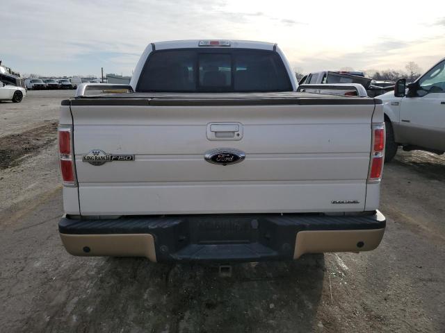 1FTFW1EF1CKD53450 - 2012 FORD F150 SUPERCREW WHITE photo 6