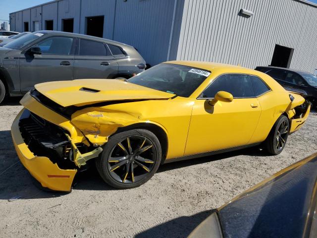 2C3CDZAG6JH132165 - 2018 DODGE CHALLENGER SXT YELLOW photo 1