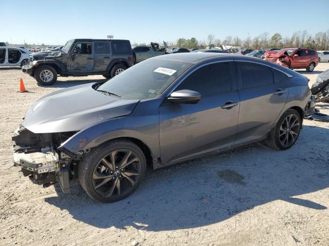 2HGFC2F84MH502863 - 2021 HONDA CIVIC SPORT GRAY photo 1