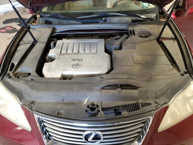 JTHBJ46G672126006 - 2007 LEXUS ES 350 BURGUNDY photo 11