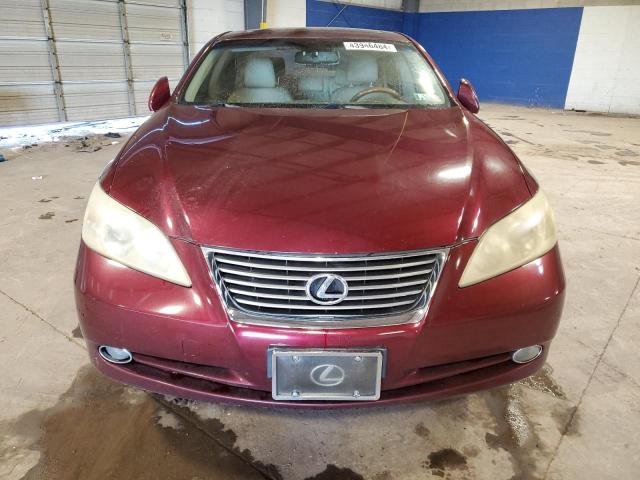 JTHBJ46G672126006 - 2007 LEXUS ES 350 BURGUNDY photo 5