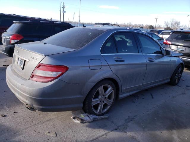 WDDGF8BB0BR162810 - 2011 MERCEDES-BENZ C 300 4MATIC GRAY photo 3