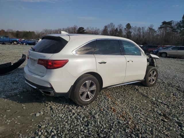 5J8YD4H3XLL028325 - 2020 ACURA MDX WHITE photo 3