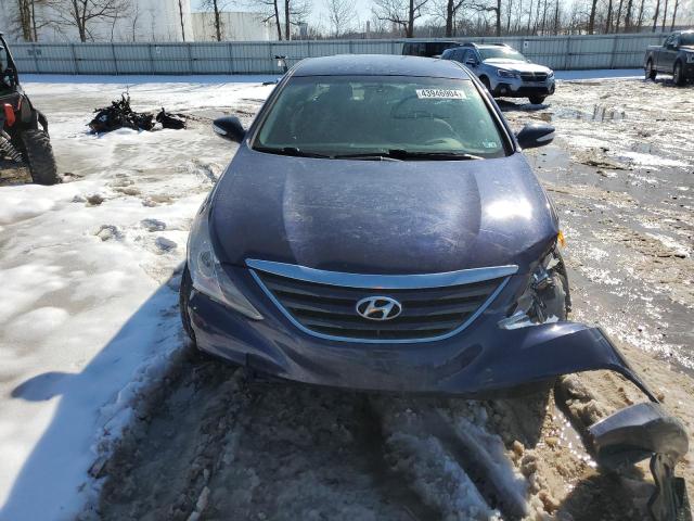 5NPEB4ACXEH899508 - 2014 HYUNDAI SONATA GLS BLUE photo 5