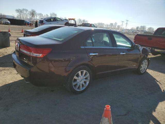 3LNDL2L36CR836390 - 2012 LINCOLN MKZ HYBRID BURGUNDY photo 3