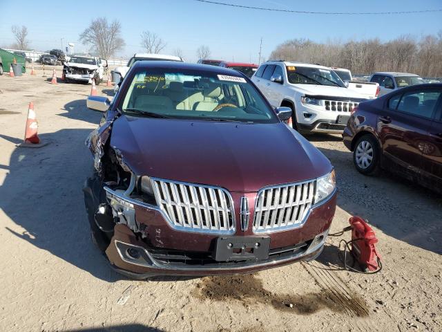 3LNDL2L36CR836390 - 2012 LINCOLN MKZ HYBRID BURGUNDY photo 5