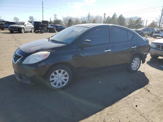 3N1CN7AP4CL925104 - 2012 NISSAN VERSA S BLACK photo 1