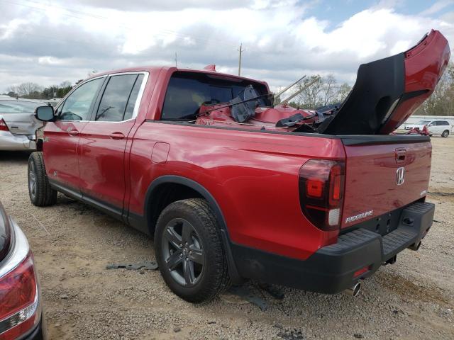 5FPYK3F53PB006752 - 2023 HONDA RIDGELINE RTL RED photo 2