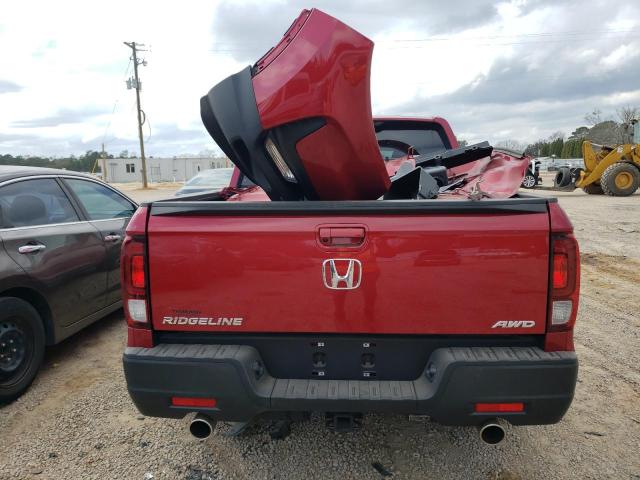 5FPYK3F53PB006752 - 2023 HONDA RIDGELINE RTL RED photo 6