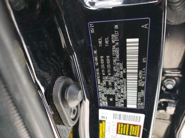 5TDGZRBH4MS544497 - 2021 TOYOTA HIGHLANDER XLE 黑色 照片 13