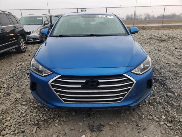 KMHD74LF2JU628989 - 2018 HYUNDAI ELANTRA SE BLUE photo 5