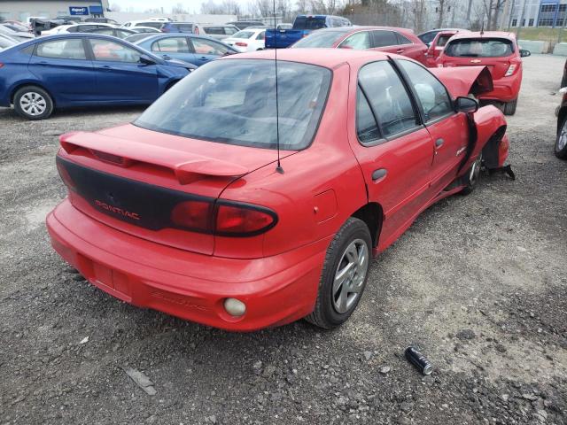 1G2JB5244Y7220132 - 2000 PONTIAC SUNFIRE SE RED photo 3