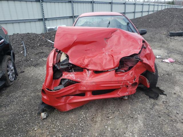 1G2JB5244Y7220132 - 2000 PONTIAC SUNFIRE SE RED photo 5