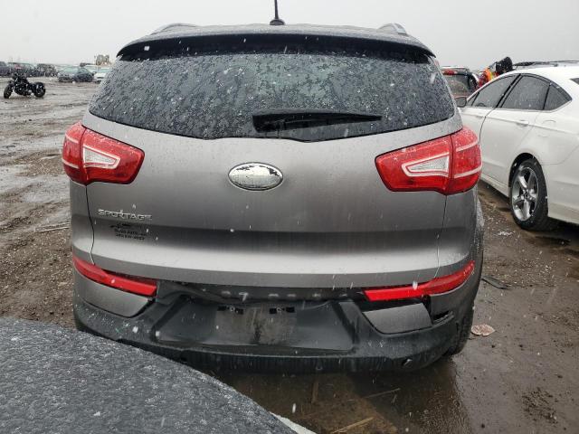 KNDPB3A26D7394286 - 2013 KIA SPORTAGE BASE GRAY photo 6