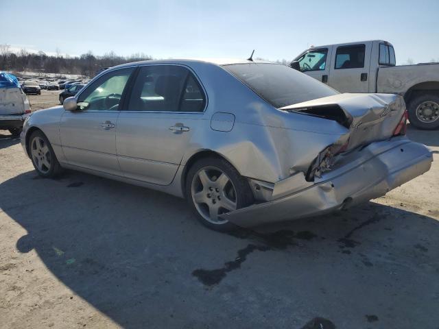 JTHBN36F255020931 - 2005 LEXUS LS 430 SILVER photo 2