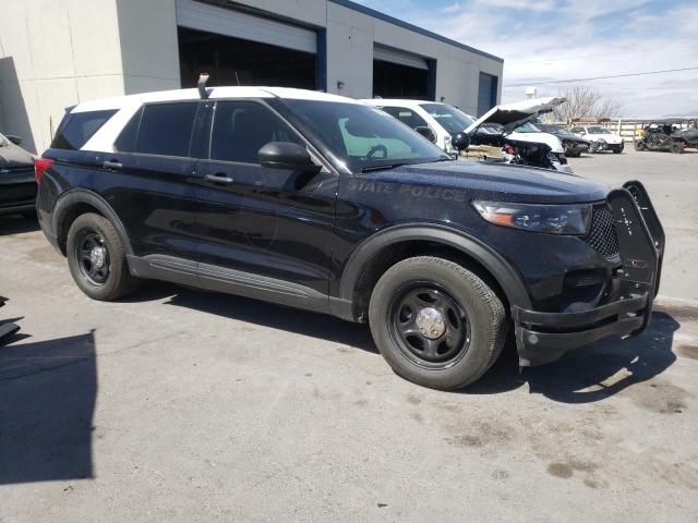 1FM5K8AB8MGA20200 - 2021 FORD EXPLORER POLICE INTERCEPTOR BLACK photo 4