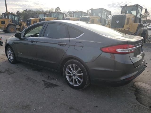 3FA6P0LU3HR238169 - 2017 FORD FUSION SE HYBRID GRAY photo 2