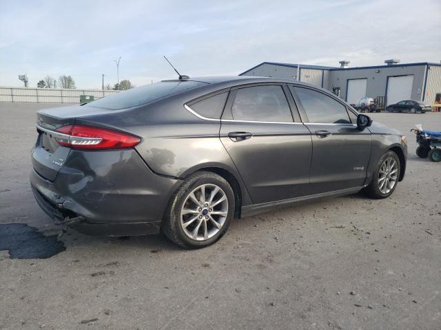 3FA6P0LU3HR238169 - 2017 FORD FUSION SE HYBRID GRAY photo 3