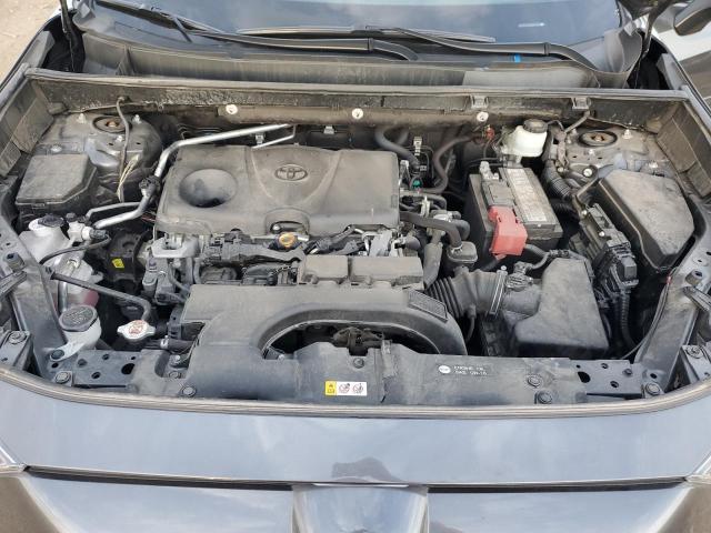 2T3P1RFV6KC023995 - 2019 TOYOTA RAV4 XLE GRAY photo 11