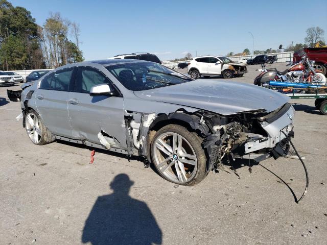 WBA6A0C51FD318612 - 2015 BMW 640 I GRAN COUPE SILVER photo 4