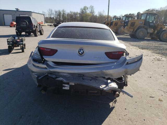 WBA6A0C51FD318612 - 2015 BMW 640 I GRAN COUPE SILVER photo 6