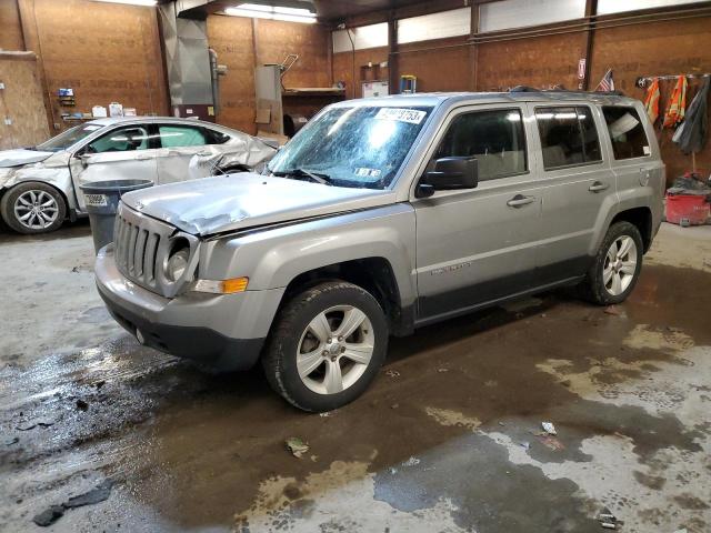 1C4NJRFB2ED862281 - 2014 JEEP PATRIOT LATITUDE GRAY photo 1