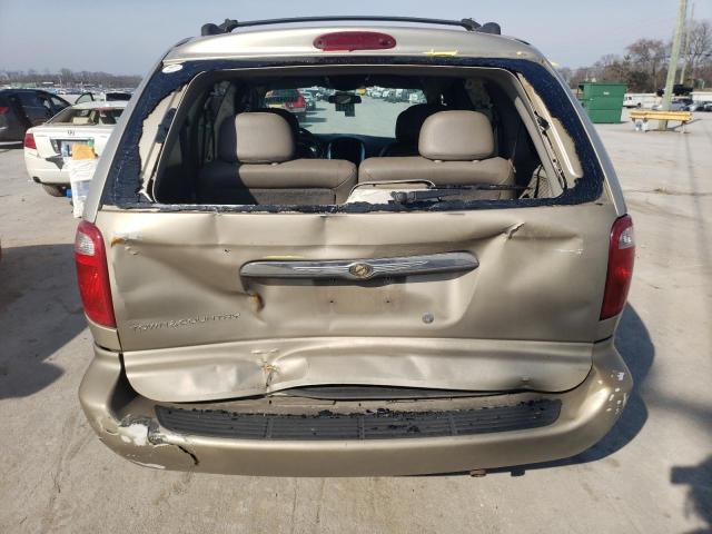 1C4GP45R85B259503 - 2005 CHRYSLER TOWN & COU ოქროსფერი ფოტო 6